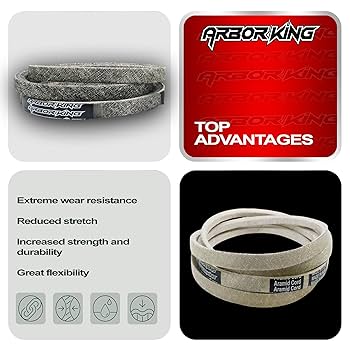 Amazon.com: Arbor King Engine to Deck Belt B81 Compatible
